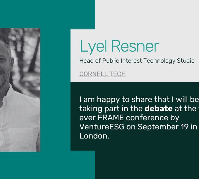 VentureESG FRAME CONFERENCE